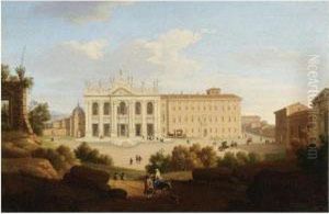 Roma, Veduta Della Facciata Di San Giovanni In Laterano