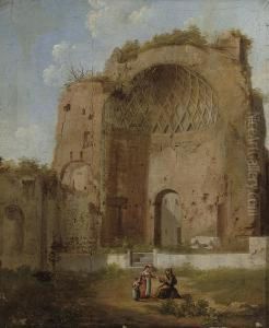 A Roman Ruin by Giacomo Van Lint