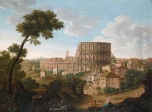 A View Of The Colosseum, Rome