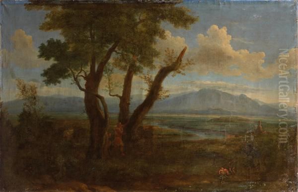 Romulus Et Remus Recueillis Par Faustulus Et Larentia - view 1