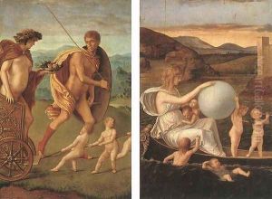 Four Allegories-Perseverance and Fortune c. 1490