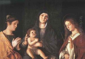 The Virgin and Child with Two Saints 1490