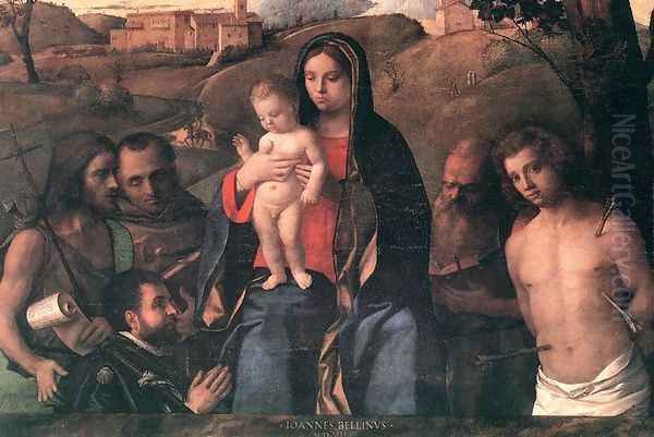 Madonna and Child with Four Saints and Donator 1507 - view 1