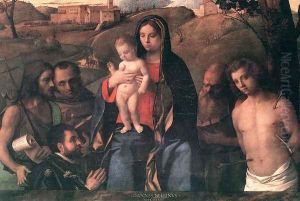 Madonna and Child with Four Saints and Donator 1507