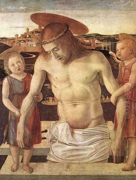 Dead Christ Supported by Two Angels (Pietà) c. 1460 - view 1