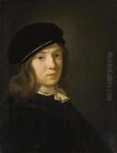 Portrait D'un Jeune Garcon A La Toque Ornee De Perles