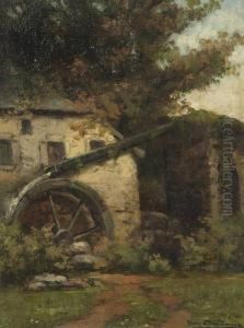 Oude Watermolen by Prosper Van Luppen