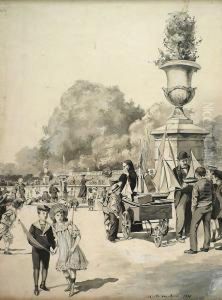 Au Jardin Du Luxembourg, A Paris Au Jardin Du Luxembourg, A Paris