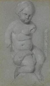 Putto D'apres Une Scuplture