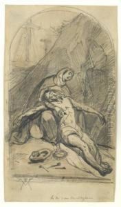 Pieta by Eugene Romain Van Maldeghem