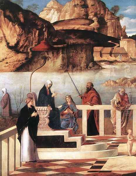 Sacred Allegory (detail) 1490-1500 - view 1