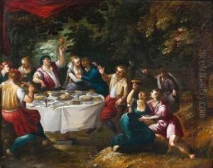 Les Noces De Thisbe by Karel Van Mander