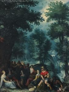 La Predication De Saint Jean Baptiste. by Karel Van Mander