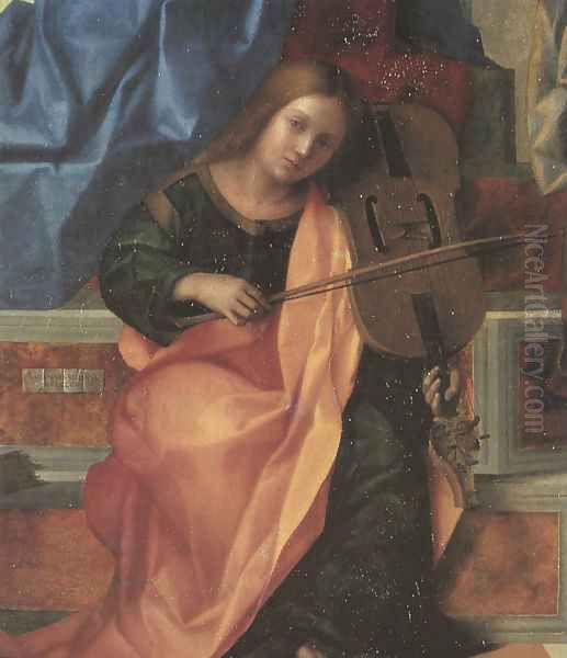San Zaccaria Altarpiece (detail) - view 1