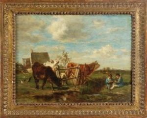 La Prairie by Emile Van Marcke De Lumman