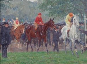 Leaving The Parade Ring by Jean Van Marcke De Lummen