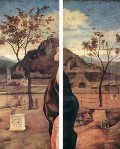 Madonna and Child Blessing (details) 1510
