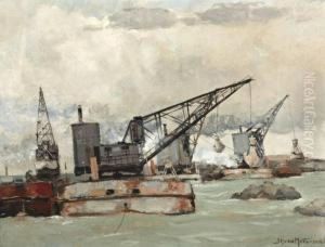 Kraanwerkzaamheden Bij De Zuiderzeewerken