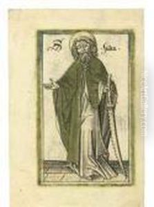 Saint Judas Thaddaeus by Israhel Van Meckenem