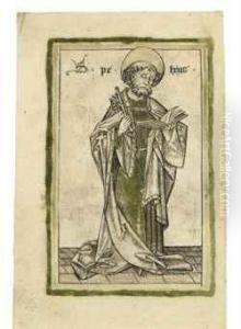 Saint Peter by Israhel Van Meckenem