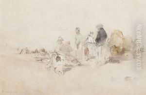 A Day At The Beach by Han Van Meegeren