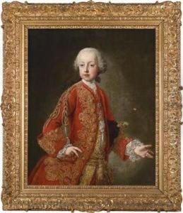 Werkstatt Bildnis Kaiser Joseph Ii. Als Jugendlicher Erzherzog by Ircle Of Martin Van Mytens
