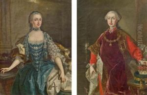 Pendants - "isabella Von Bourbon-parma" Und "kaiser Joseph Ii. " Pendants - "isabella Von Bourbon-parma" Und "kaiser Joseph Ii. "