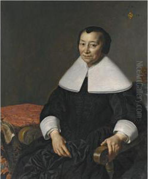 Portrait Of A Woman, Seated In A Chair - view 1