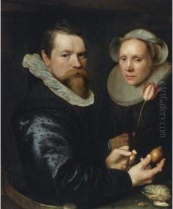 Double Portrait Of A Husband And Wife