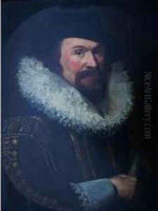 Portrait Of A Gentleman by Michiel Jansz. Van Miereveldt