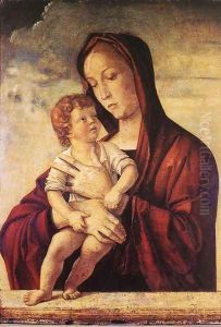 Madonna with Child c. 1475 2 by Giovanni Bellini