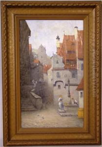 Women Collecting Water - view 1