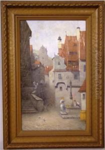Women Collecting Water by George Horn Van Millett
