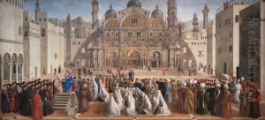 Sermon of St Mark in Alexandria 1504-07 by Giovanni Bellini