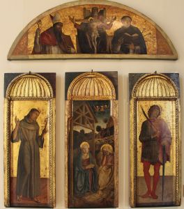 Nativity Triptych 1460-64 by Giovanni Bellini