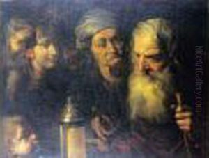Diogene Avec Sa Lanterne, Cherchant Un Homme Honnete. by Pieter van Mol