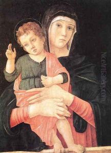 Madonna with Child Blessing 1460-64 by Giovanni Bellini