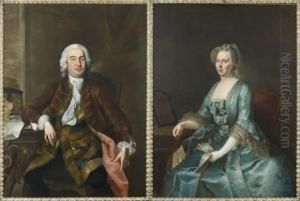 Portrait D'un Architecte by Marten I Van Mytens