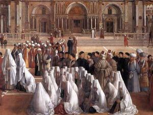 Sermon of St Mark in Alexandria (detail) 1504-07 by Giovanni Bellini
