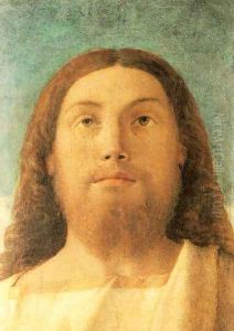 Head of the Redeemer 1500-02 by Giovanni Bellini
