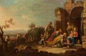 Anbetung Der Heiligendrei Konige by Jan van Neck