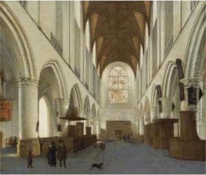 The Interior Of The Church Of Saint Bavo, Haarlem