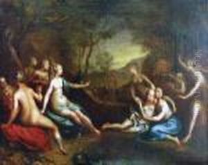 Diana Odkrywajaca by Adriaen van Nieulandt