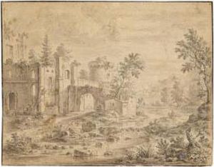 Zugeschrieben - Landschaft Mit Ruinen Zugeschrieben - Landschaft Mit Ruinen