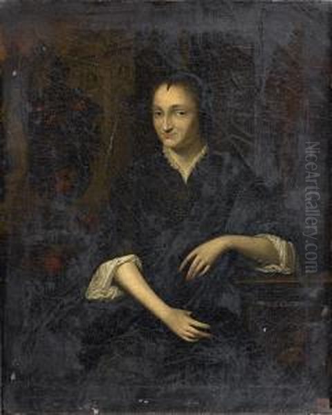Portrait De Femme Accoudee - view 1
