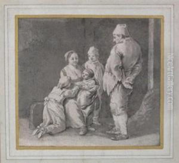 A Family In An Interior - view 1