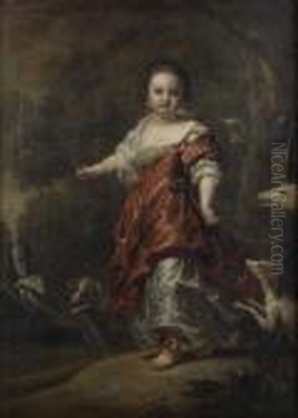 Portrait De Jeune Fille En Diane Chasseresse - view 1