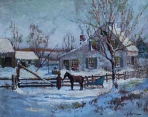 Waiting With The Sleigh