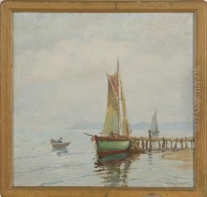 Fishing Boat At A Pier