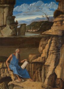 St. Jerome Reading in the Countryside